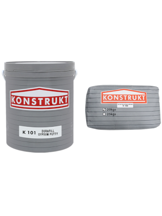 Konstrukt Durafill K-101 Gypsum Putty and K-103 Fast-Setting Gypsum Compound